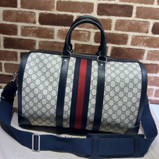 Replica Borsa da viaggio media Gucci Savoy 681295 Nera