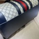 Replica Borsa da viaggio media Gucci Savoy 681295 Nera