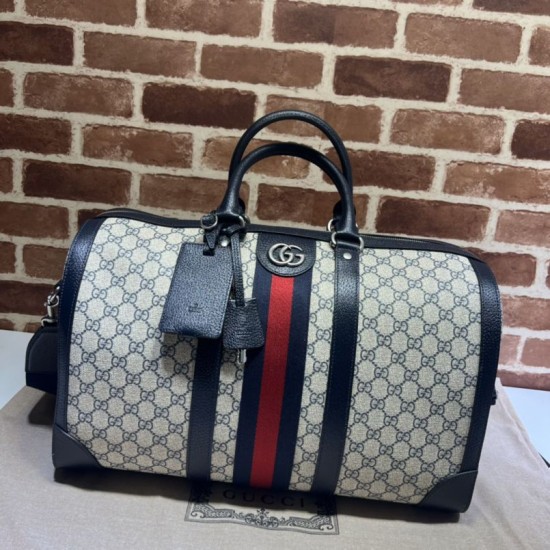 Replica Borsa da viaggio media Gucci Savoy 681295 Nera