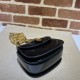 Replica Borsa Gucci Bamboo 1947 mini con manico superiore 686864 Nera