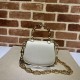 Replica Borsa Gucci Bamboo 1947 mini con manico superiore 686864 Beige