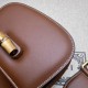 Replica Borsa Gucci Bamboo 1947 mini con manico superiore 686864 Claret