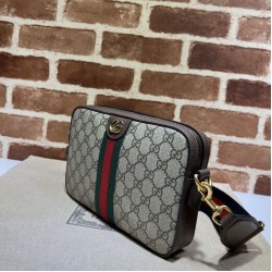 Replica Borsa a tracolla Gucci Ophidia GG 699439 Marrone