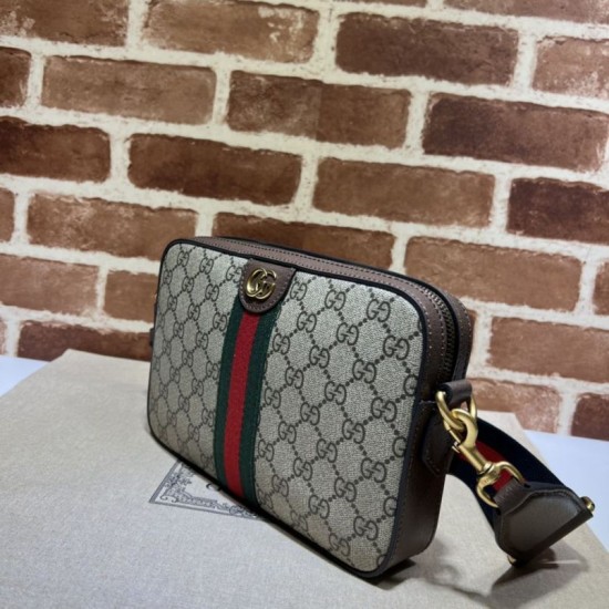 Replica Borsa a tracolla Gucci Ophidia GG 699439 Marrone