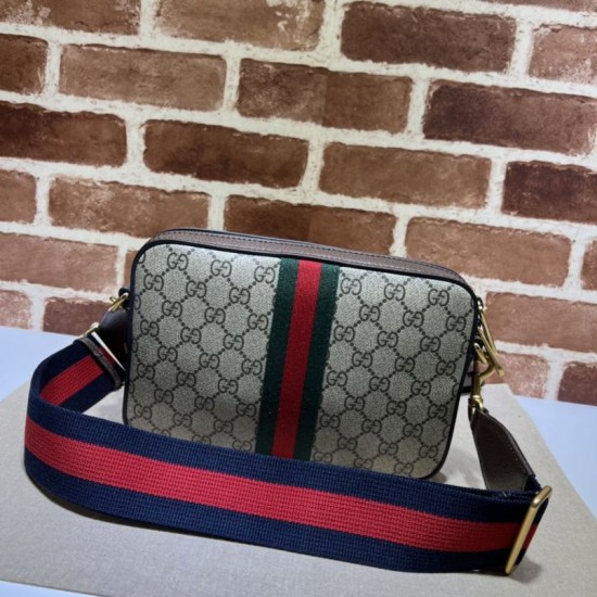 Replica Borsa a tracolla Gucci Ophidia GG 699439 Marrone