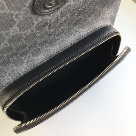Replica Zaino Gucci con Incastro G 704017 Grigio