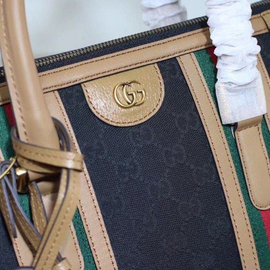 Replica Borsa Gucci media in tela con manico superiore 715666 blu