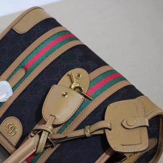 Replica Borsa Gucci media in tela con manico superiore 715666 blu