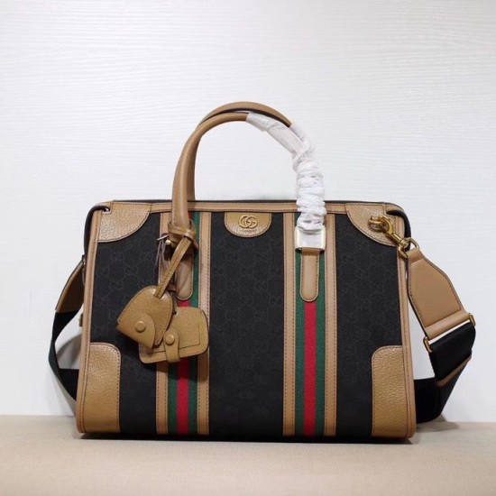 Replica Borsa Gucci media in tela con manico superiore 715666 blu