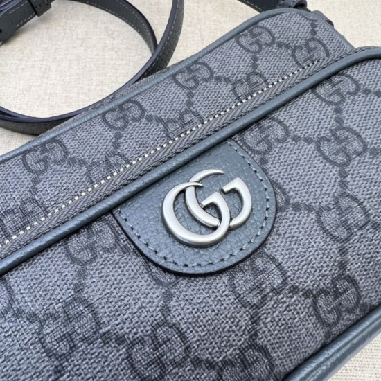 Replica Borsa Mini Gucci Ophidia 722557 Grigia