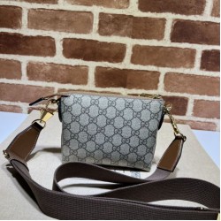 Replica Borsa Messenger Gucci con Interlocking G 723306 Marrone
