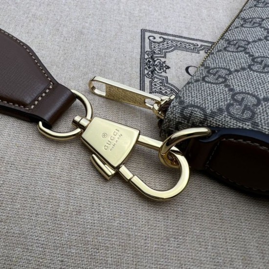 Replica Borsa Messenger Gucci con Interlocking G 723306 Marrone