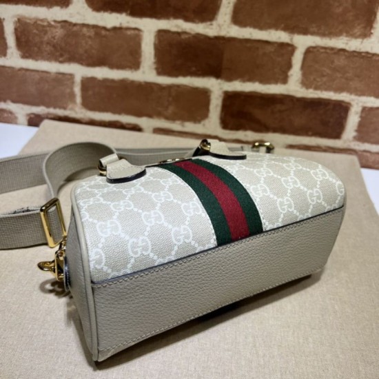 Replica Borsa Gucci Ophidia GG mini con manico superiore 724606 Beige