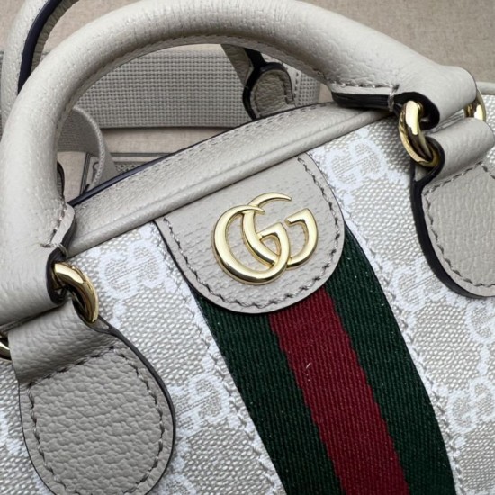 Replica Borsa Gucci Ophidia GG mini con manico superiore 724606 Beige
