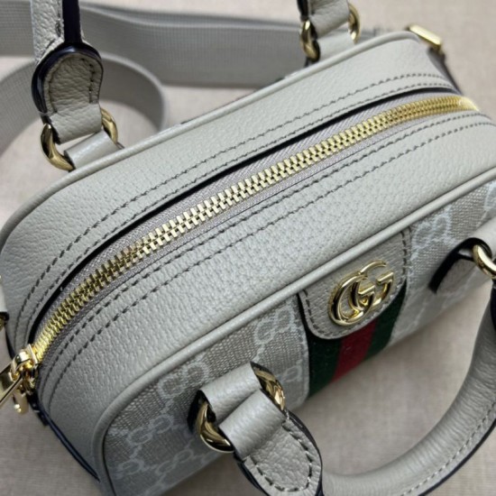 Replica Borsa Gucci Ophidia GG mini con manico superiore 724606 Beige