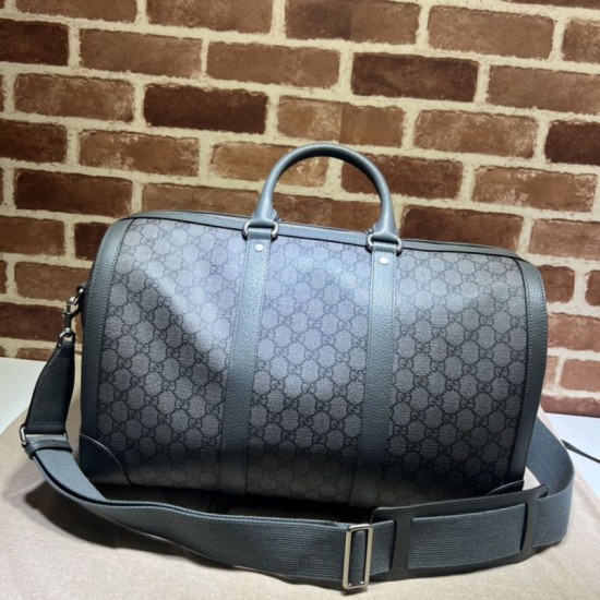 Replica Borsa da viaggio piccola Gucci Ophidia ‎724642 Grigio
