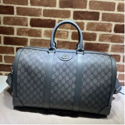Replica Borsa da viaggio piccola Gucci Ophidia ‎724642 Grigio