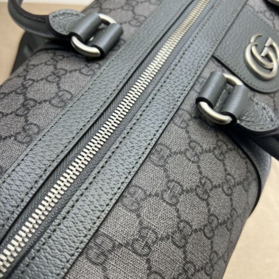 Replica Borsa da viaggio piccola Gucci Ophidia ‎724642 Grigio