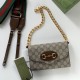 Replica Mini borsa Gucci Horsebit 1955 724713 Marrone