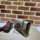 Replica Mini borsa Gucci Horsebit 1955 724713 Marrone