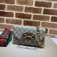 Replica Mini borsa Gucci Horsebit 1955 724713 Marrone