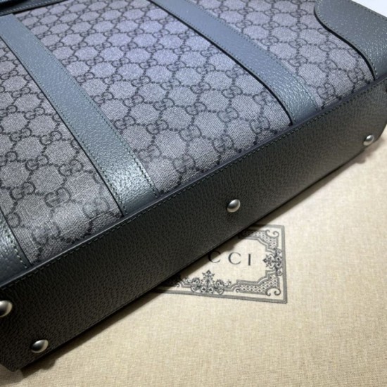 Replica Borsa tote media Gucci Ophidia 731793 Grigio
