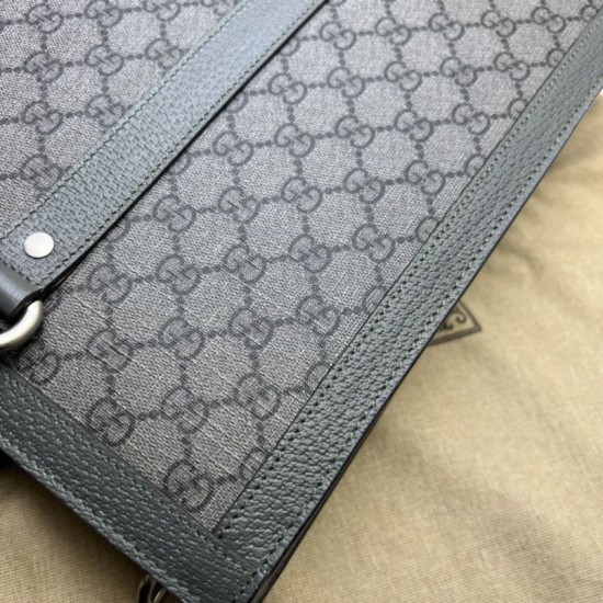 Replica Borsa tote media Gucci Ophidia 731793 Grigio