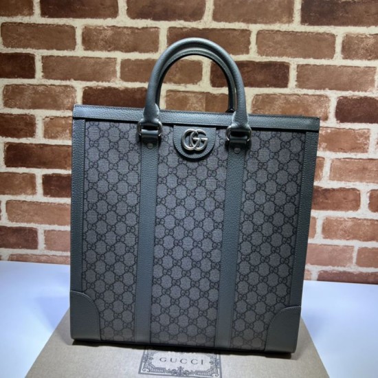 Replica Borsa tote media Gucci Ophidia 731793 Grigio