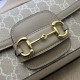 Replica Borsa a tracolla Gucci Horsebit 1955 735178 beige