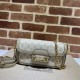 Replica Borsa a tracolla Gucci Horsebit 1955 735178 beige