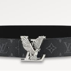 Replica Louis Vuitton LV Dove 40mm Cintura reversibile Monogram Eclipse M0576Q
