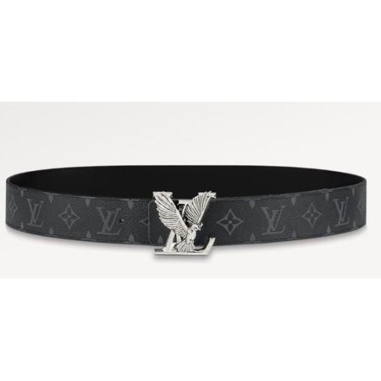 Replica Louis Vuitton LV Dove 40mm Cintura reversibile Monogram Eclipse M0576Q