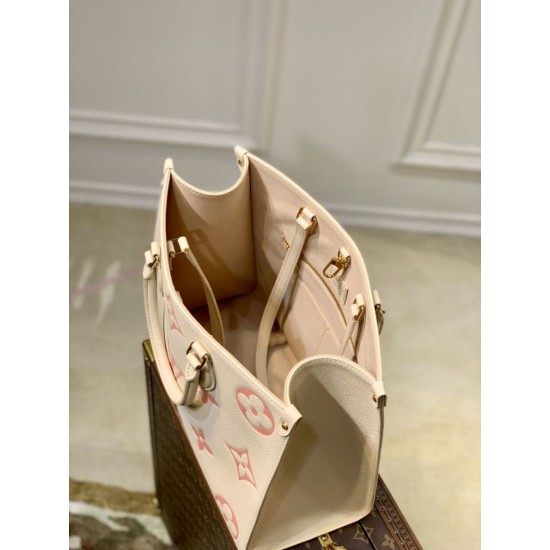 Replica Borsa Louis Vuitton OnTheGo MM Tote Monogram Empreinte M21575