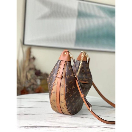 Replica Louis Vuitton Loop Hobo Bag Monogram Reverse M46311