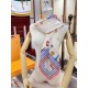 Replica Louis Vuitton Silk Vivienne Xmas Square 90 M77905 Beige