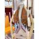 Replica Louis Vuitton Silk Vivienne Xmas Square 90 M77905 Marrone