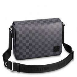 Replica Borsa Louis Vuitton District PM Damier Grafite N42710