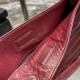 Replica Borsa shopping YSL Saint Laurent NIKI media in pelle vintage stropicciata Claret
