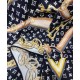 Replica Sciarpa lunga per sempre Monogram da donna Louis Vuitton nera