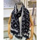 Replica Sciarpa Crosillon da donna Louis Vuitton nera