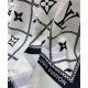 Replica Sciarpa Crosillon Donna Louis Vuitton Bianca