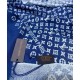 Replica Sciarpa lunga sfumata in denim da donna di Louis Vuitton blu Replica Sciarpa lunga sfumata in denim da donna di Louis Vuitton blu