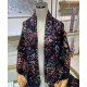 Replica Sciarpa monogramma da donna Louis Vuitton nera