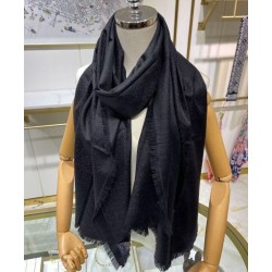 Replica Sciarpa monogramma da donna Louis Vuitton nera