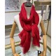 Replica Sciarpa monogramma da donna Louis Vuitton rossa