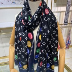 Replica Sciarpa LV Match da donna Louis Vuitton nera