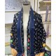 Replica Sciarpa LV Match da donna Louis Vuitton nera