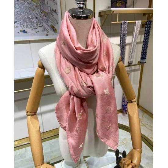 Replica Sciarpa Monogram Donna Louis Vuitton Rosa