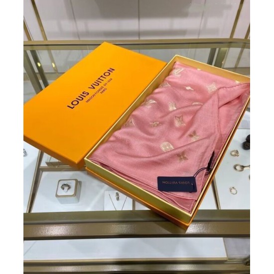 Replica Sciarpa Monogram Donna Louis Vuitton Rosa