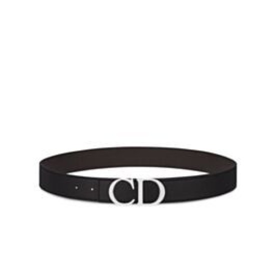 Replica Cintura reversibile Christian Dior con cinturino nero